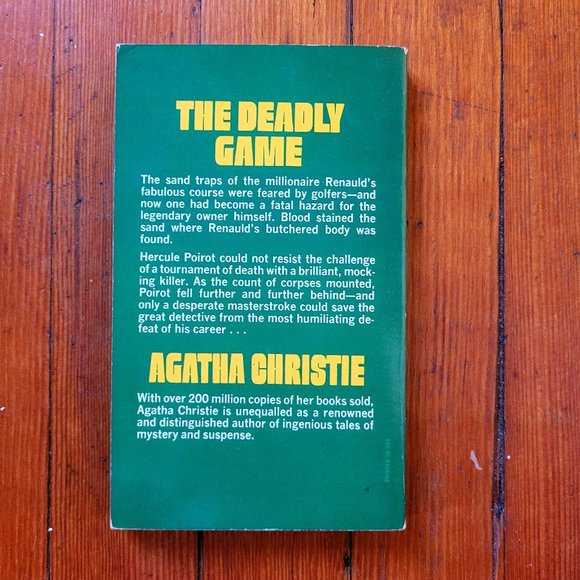 Vintage Agatha Christie - Murder On The Links 1970 - Picture 2 of 3